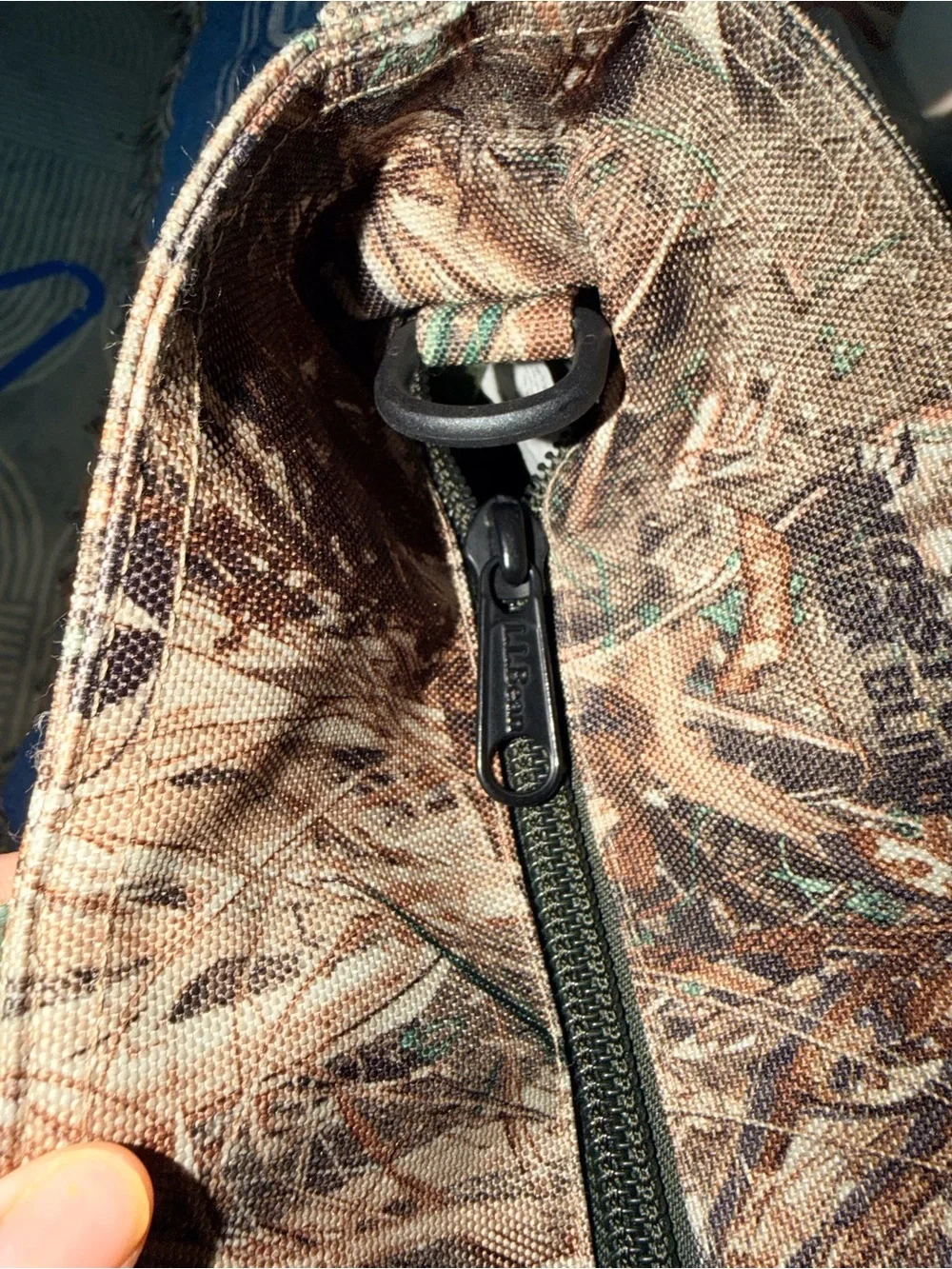 LL BEAN Mossy oak canvas duck tote bag
